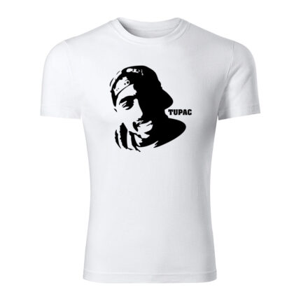 tupac shakur panske tricko 180 g m2 biela