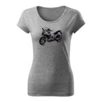 bmw r1200rs damske tricko tmavosiva