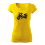 bmw r1200rs damske tricko zlta