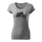 bmw r ninet damske tricko tmavosiva