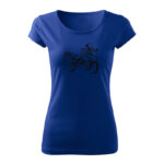 bmw k1600gt damske tricko kralovska modra