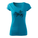 bmw k1600gt damske tricko tyrkysova