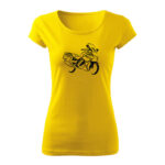 bmw k1600gt damske tricko zlta