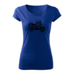 honda nc750 damske tricko kralovska modra
