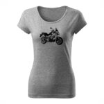 honda nc750 damske tricko tmavosiva