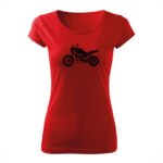 honda transalp damske tricko cervena