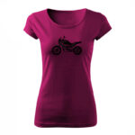 honda transalp damske tricko fuchsia