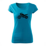 honda transalp damske tricko tyrkysova