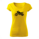 honda transalp damske tricko zlta