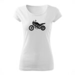 honda transalp damske tricko biela