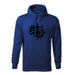 seat splash panska mikina cierna kralovska modra