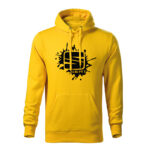 seat splash panska mikina cierna zlta