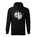 seat splash panska mikina biela cierna