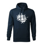 seat splash panska mikina biela tmavomodra