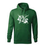 volkswagen logo splash panska mikina 1 tmavozelena