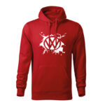 volkswagen logo splash panska mikina 1 cervena