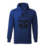 volkswagen golf mk5 gti half panska mikina kralovska modra