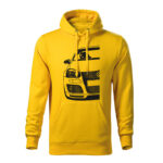 volkswagen golf mk5 gti half panska mikina zlta