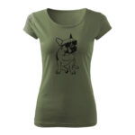 bouledogue ray ban damske tricko khaki