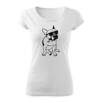 bouledogue ray ban damske tricko biela