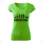 DOG evolution damske tricko jablkovozelená