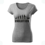 DOG evolution damske tricko tmavosiva