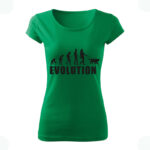 DOG evolution damske tricko travova zelena