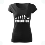 DOG evolution damske tričko čierna
