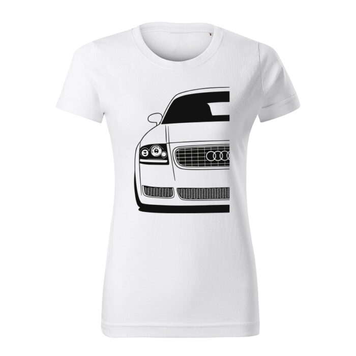 audi tt 8n damske tricko cierna biela