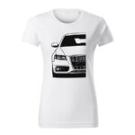 audi s4 b8 damske tricko cierna biela
