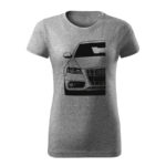 audi s4 b8 damske tricko cierna tmavosivá