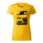 audi s4 b8 damske tricko cierna zlta