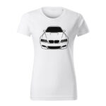 bmw m3 e46 damske tricko biela biela