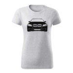 bmw m3 damske tricko cierna bledosiva