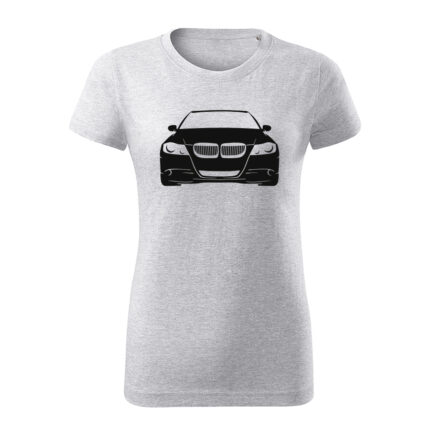 bmw m3 damske tricko cierna bledosiva