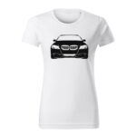bmw m3 damske tricko cierna biela
