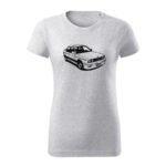 bmw m3 e30 damske tricko cierna bledosiva