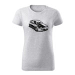honda civic 5g hatchbag damske tricko cierna bledosiva