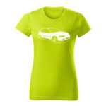 honda civic 5g hatch damske tricko biela limetkova