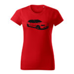 honda civic 5g hatch damske tricko cierna cervena