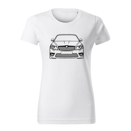 skoda octavia rs 2 facelift damske tricko cierna biela