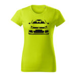 volkswagen golf mk7 damske tricko cierna limetkova