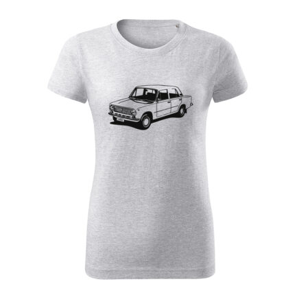 lada 1200 damske tricko cierna bledosiva