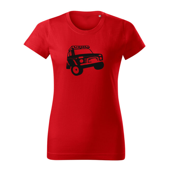 lada niva damske tricko 1 cervena