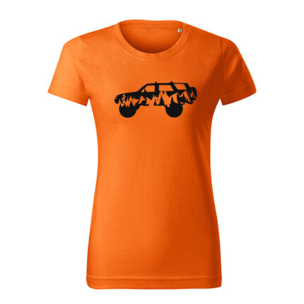 forest offroad damske tricko 1 oranzova