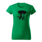 janosik damske tricko 1 travova zelena