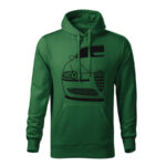 alfa romeo 147 panska mikina 1 tmavozelena