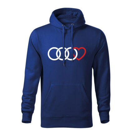 audi lover panska mikina 2 kralovska modra