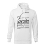 bmw e30 panska mikina 2 biela