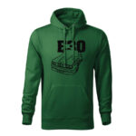 bmw e30 line panska mikina 2 tmavozelena